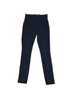 Spanx Womens Black Stretch Skinny Pants Size S High-Rise Comfort Waist FLAW
